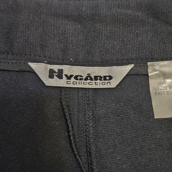 BOGO Free🦋 Nygard Black Flat Front Wide Leg Dress Pants - Picture 14 of 16